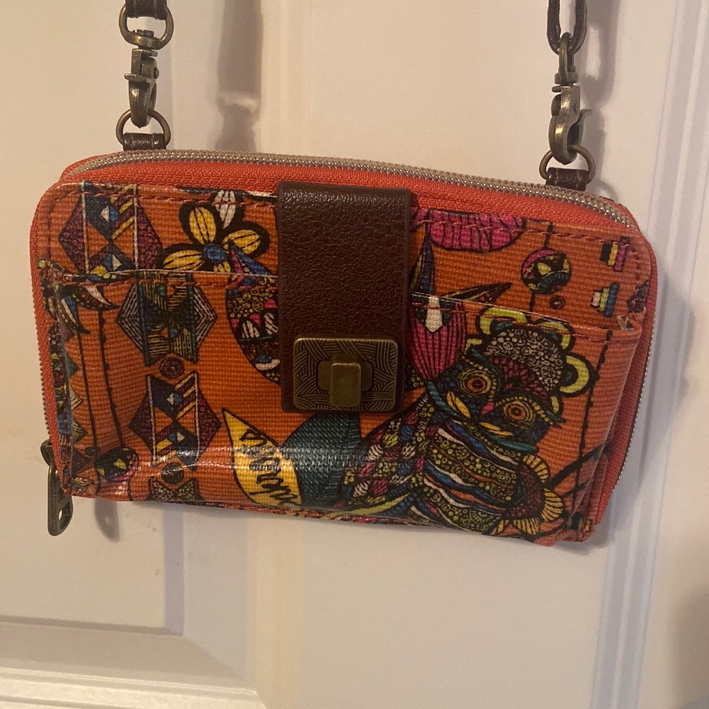Sakroots phone crossbody wallet